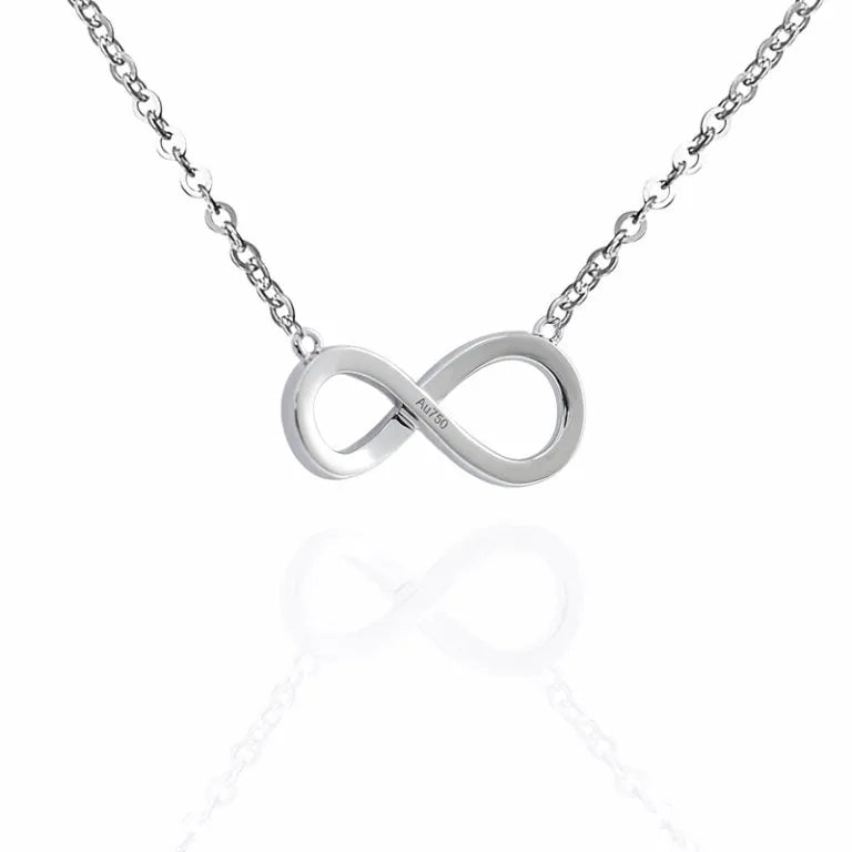 Infinity Moissanite Pendant Necklace